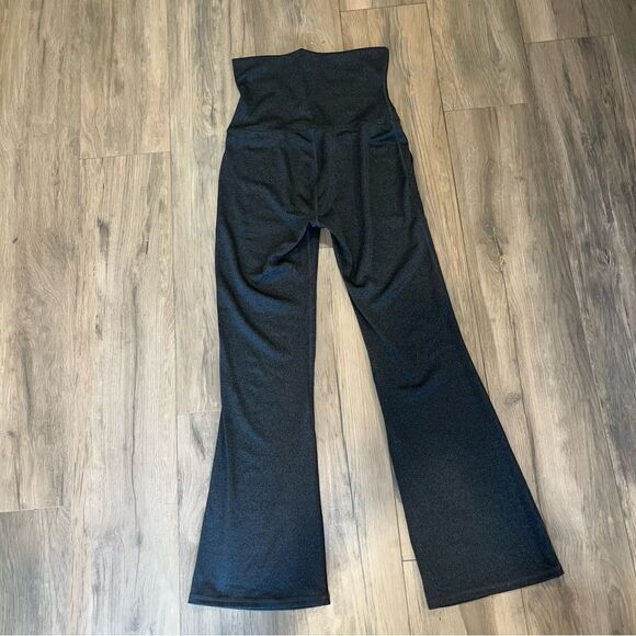 NWOT HALARA Super High Waisted Foldover Pocket Full Length Flare Leggings size M - Picture 5 of 7